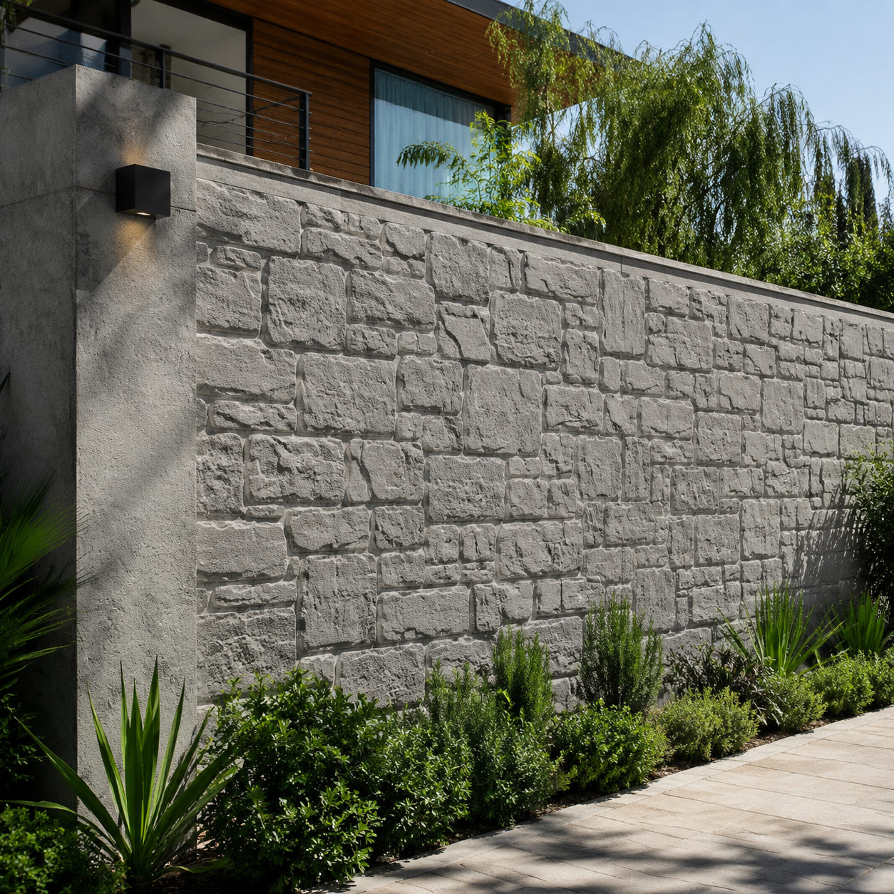 Eskitme Taş Desen Beton Kalıp ile Mimari Duvar Tasarımı ve Uygulama Önerileri