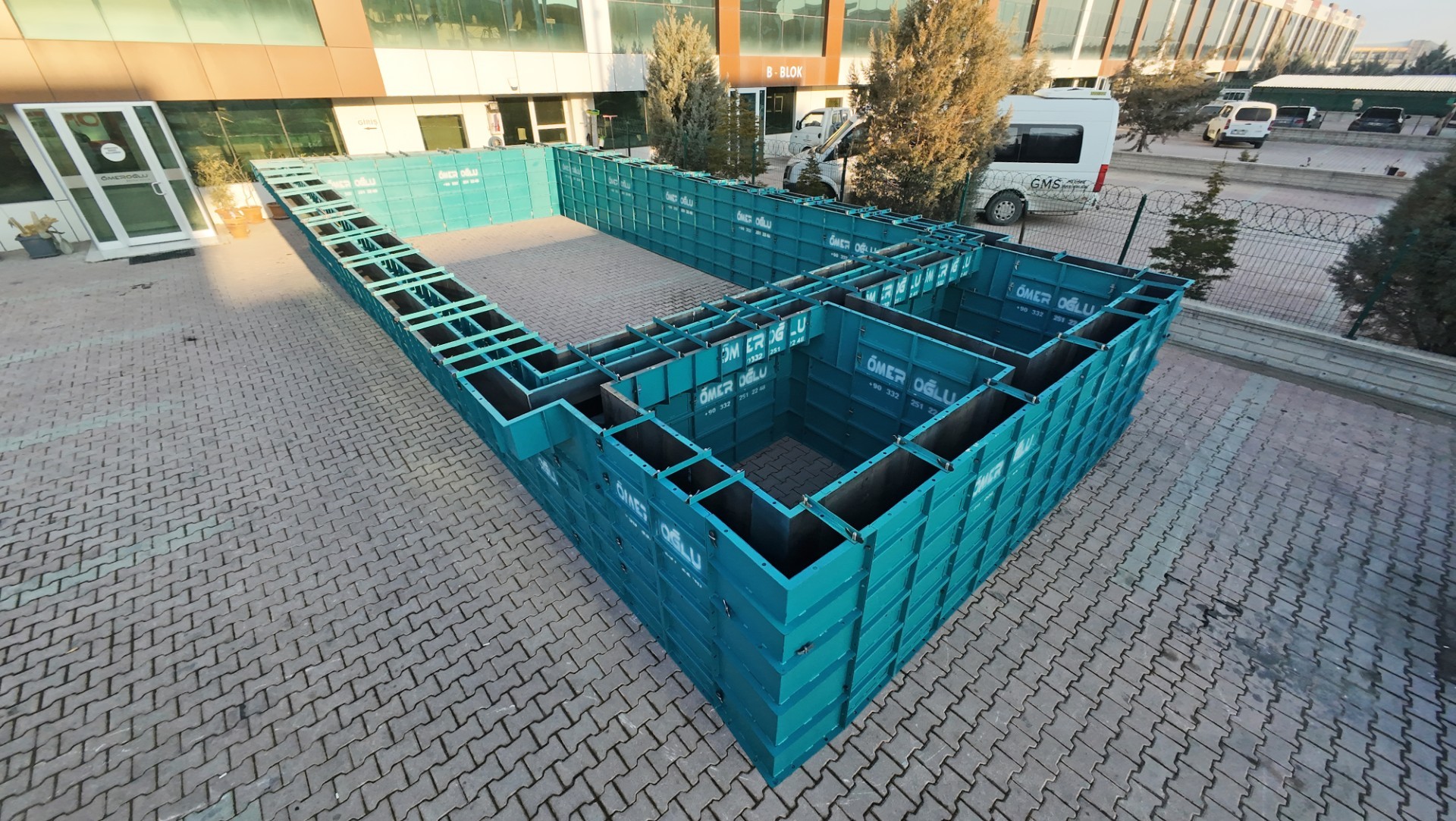 Sac Panel Modüler Beton Havuz Kalıbı